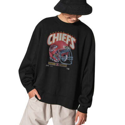 Kansas City Chiefs NFL Sweatshirt Unisex Fashion - BLACK