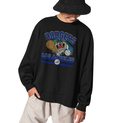 La Dodgers Baseball Sweatshirt Sport - BLACK