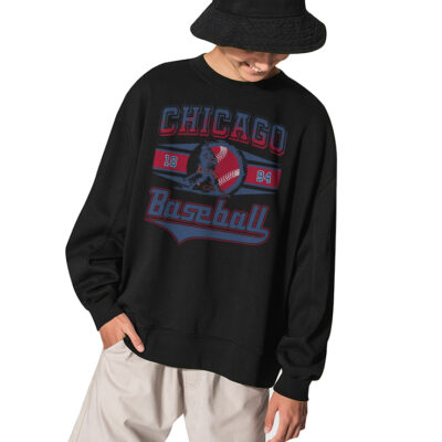 MBL Baseball Team Chicago 1894 Sweatshirt - BLACK