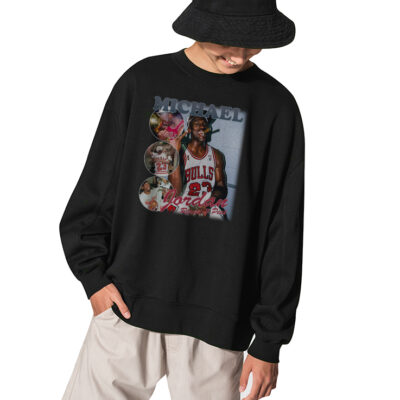 Michael Jordan 90's Unisex Sweatshirt, Michael Jordan Sweatshirt - BLACK