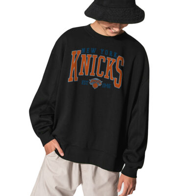 New York Knicks Basketball Sweatshirt - BLACK