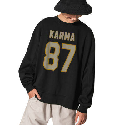 Sweatshirt Collection Karma 87 Travis Chief, Travis and Taylor Sweatshit - BLACK