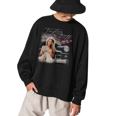 Taylor Swift 90s Style Sweatshirt Collection - BLACK