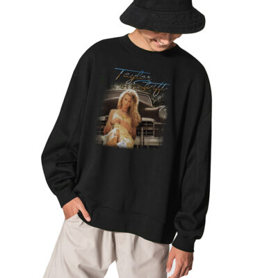 Taylor Swift Soul2soul Tour Sweatshirt, 2007 Medium Shirt - BLACK