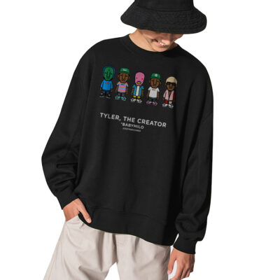 Tyler The Creator Albums Sweatshirt, Tyler The Creator Graphic Sweatshirt - BLACK