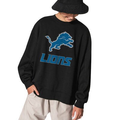 Detroit Lions NFL Sweatshirt Apparel - BLACK