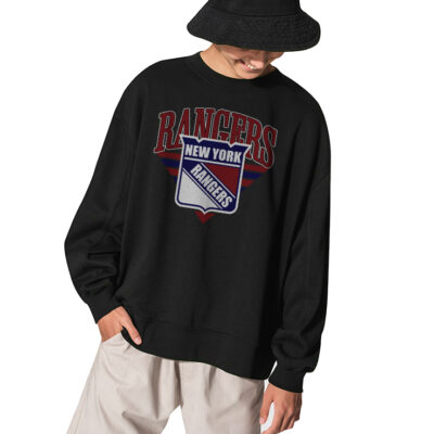 New York Rangers Unisex, New York Rangers Apparel Sweatshirt - BLACK