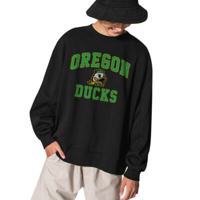 Oregon Ducks Graphic Long Sleeve Stretch Sweatshirt 1